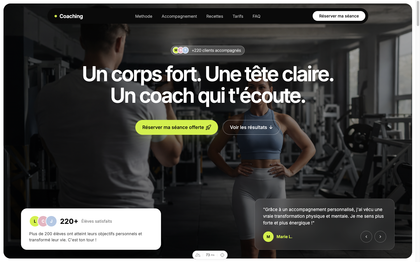 Template Coaching